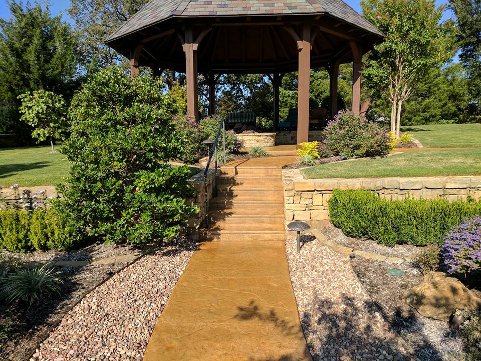 Adding Stamped Concrete Accents to Your Landscape