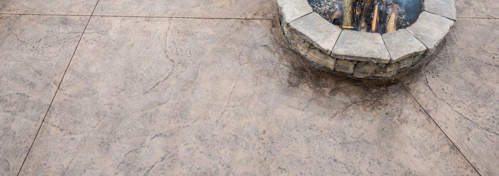 Your Fire Pit Will Look Fabulous With Stamped Concrete